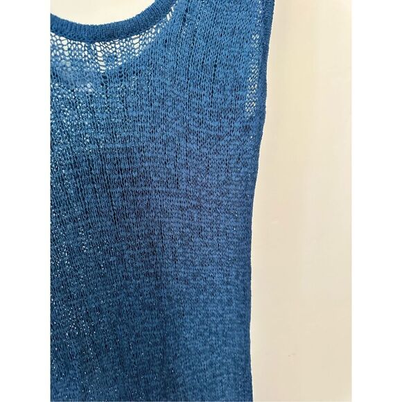Shade & Shore Blue Knit Maxi Dress Swim Coverup Size XS - Picture 3 of 5